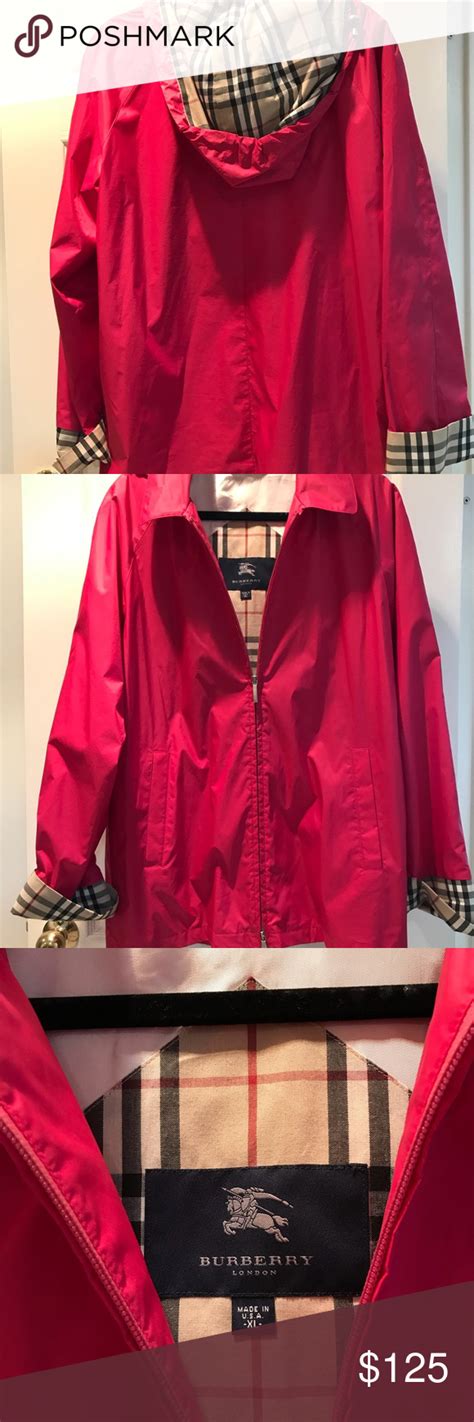 burberry nylon rain jacket|authentic Burberry rain jacket.